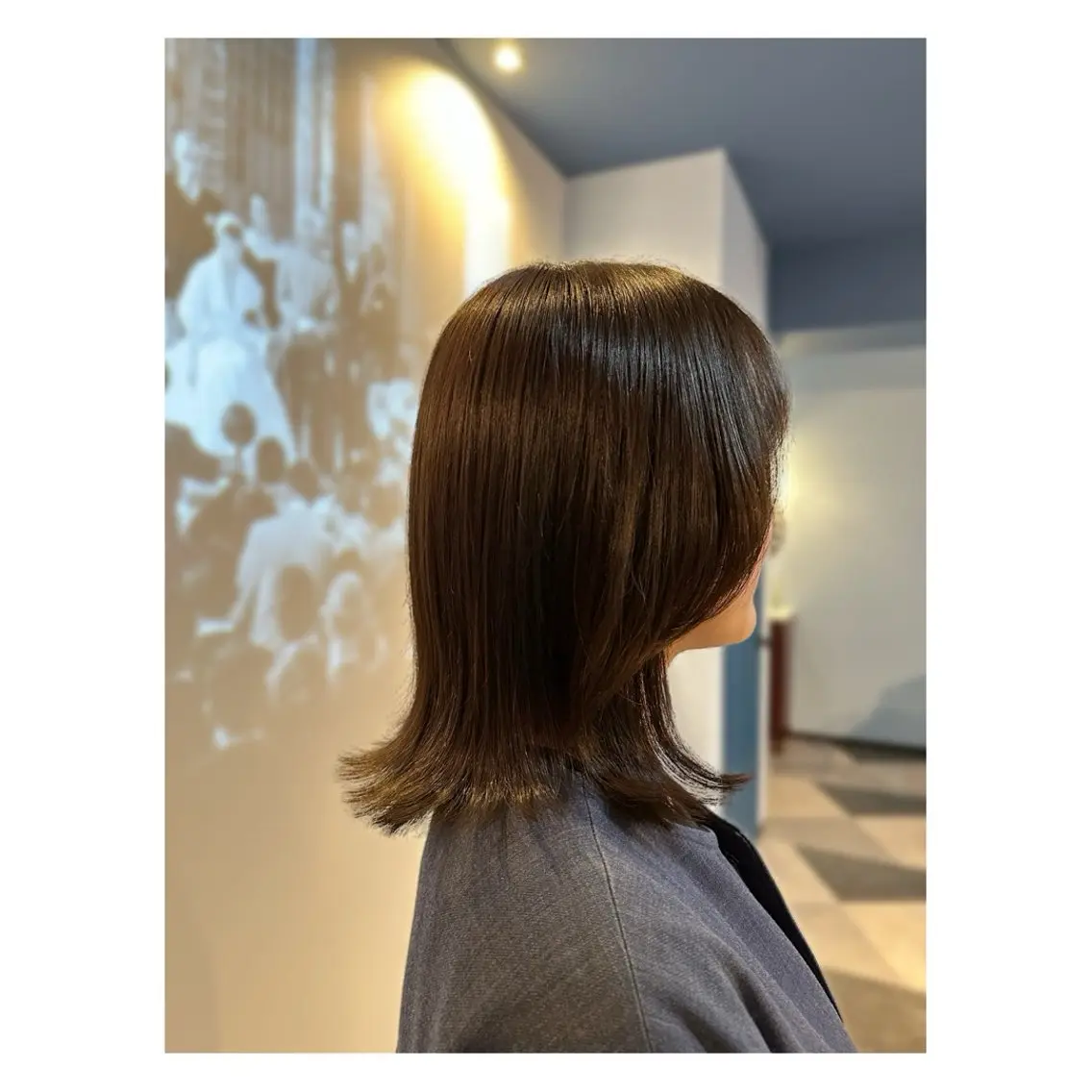 ミディアム カット トリートメント 中野 誠子のヘアスタイル