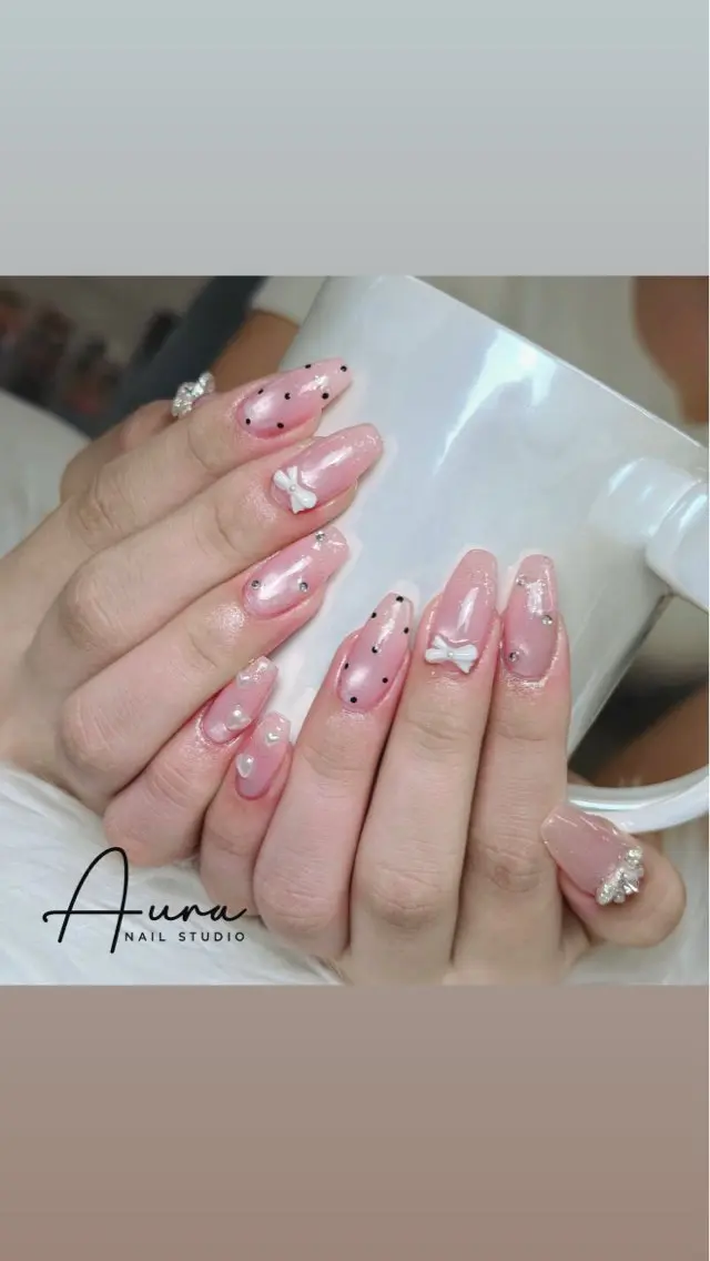 ネイル ハンドネイル Aura Nail HanNaのネイルデザイン