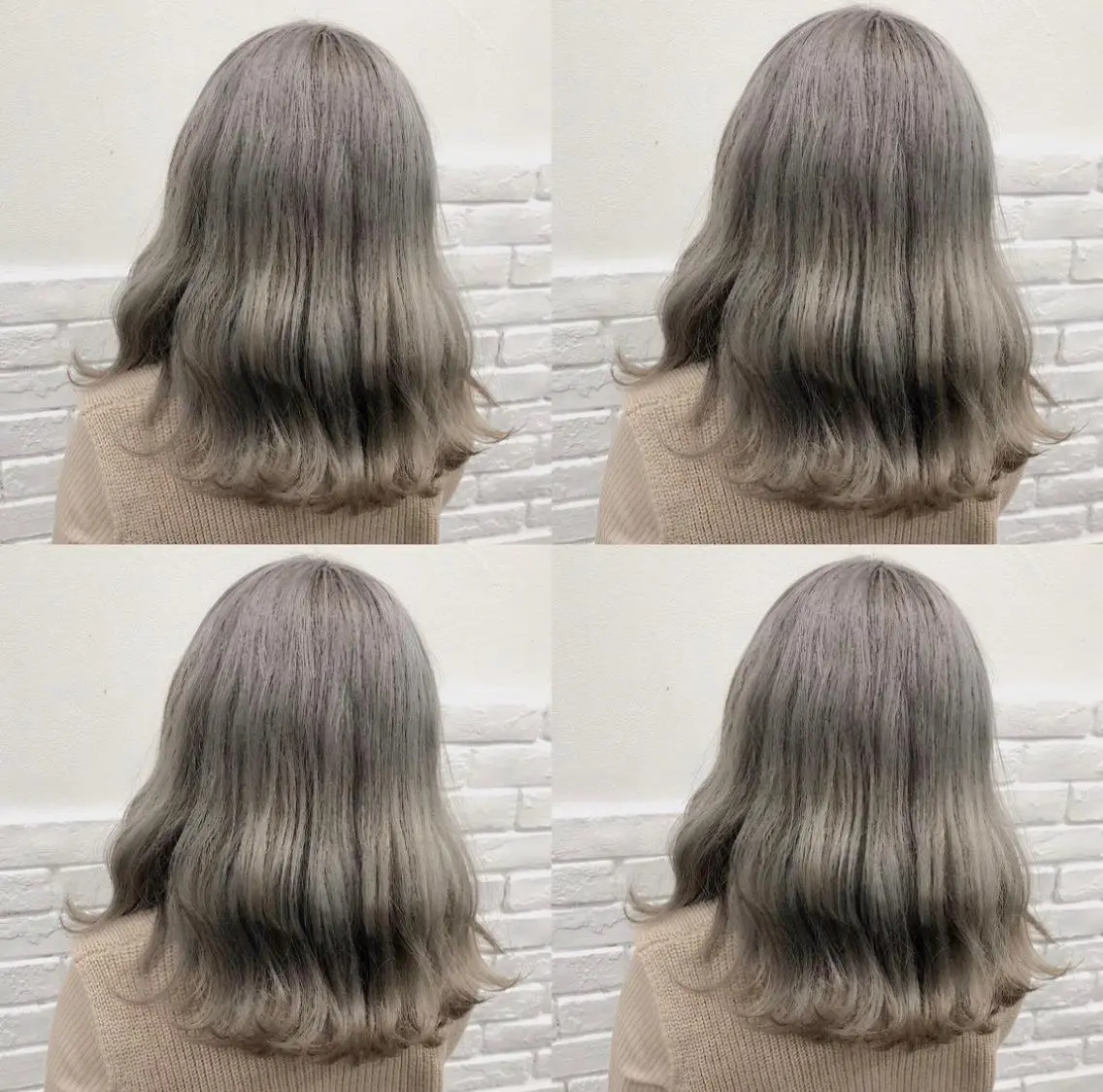 ミディアム カラー ヘアアレンジ アッシュ アッシュグレー アッシュグレージュ グレージュ メンズスタイル ly本厚木のヘアスタイル