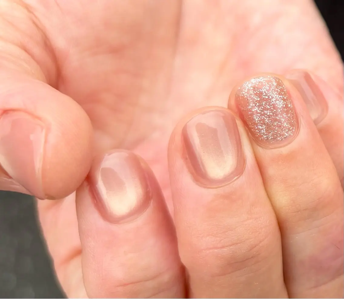 ネイル 氷ネイル・うるうるネイル マグネットネイル ハンドネイル Solo nail -ソロネイル-のネイルデザイン