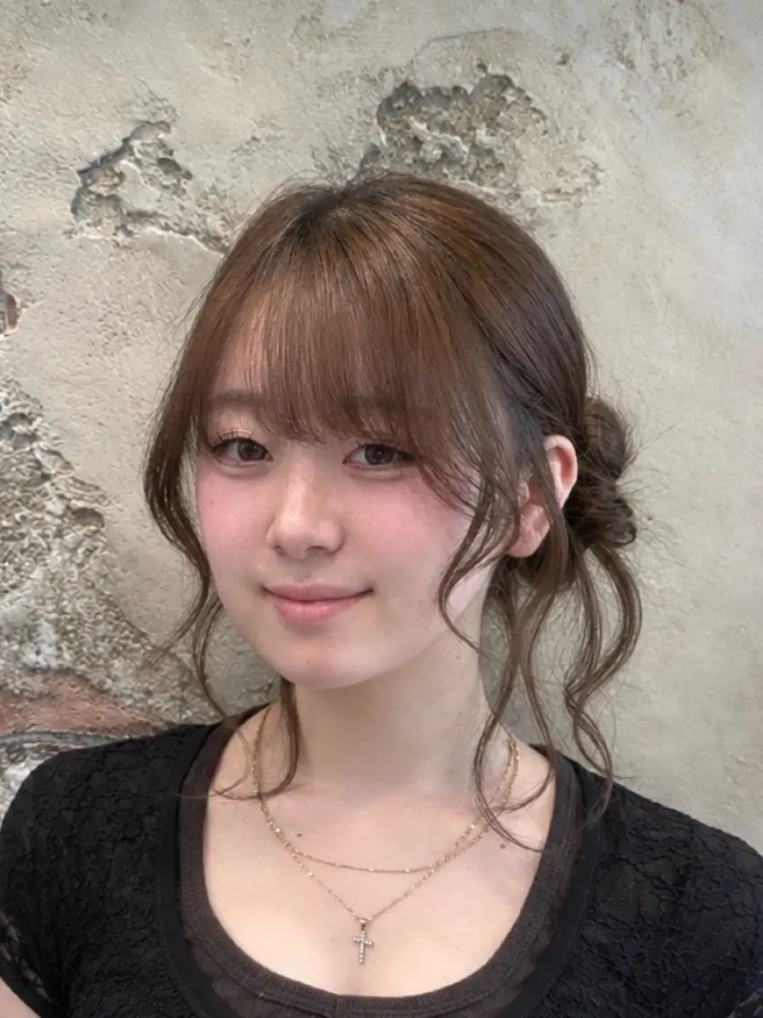 ミディアム ヘアアレンジ kokono｡ / AFLOAT🫧のヘアスタイル