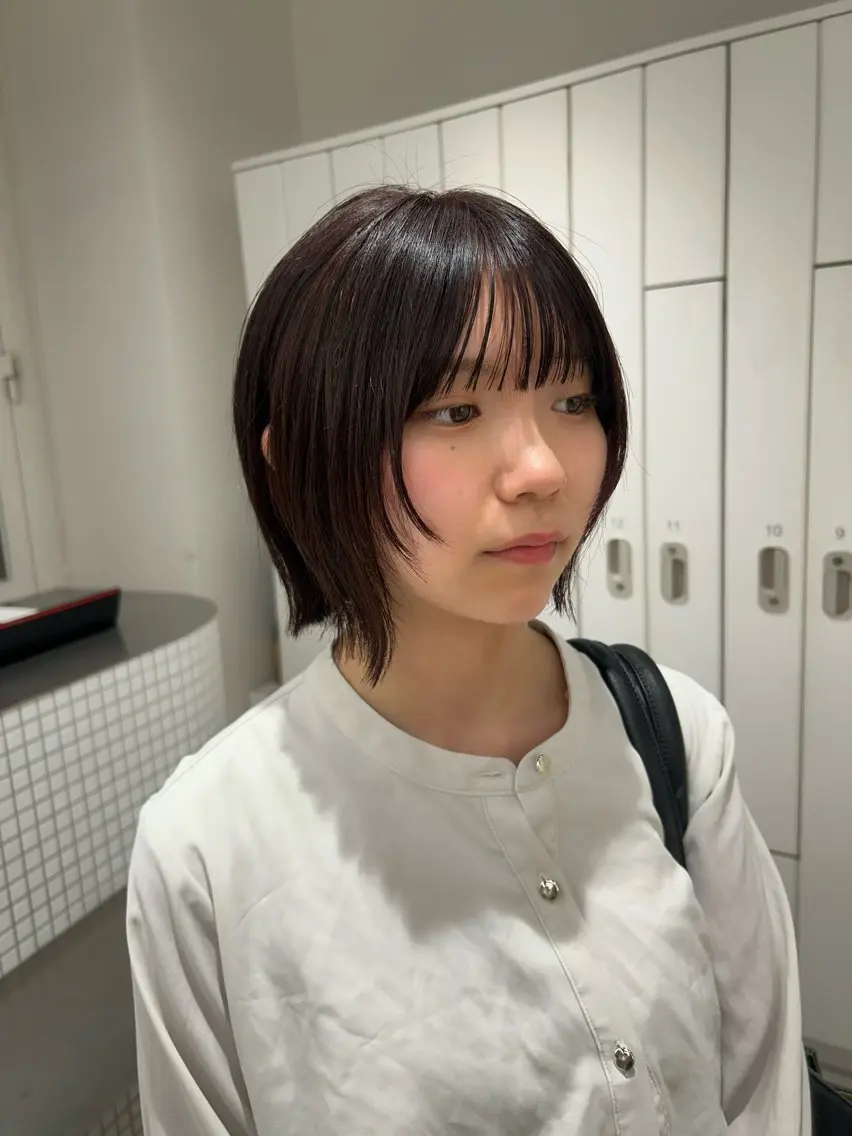 ショート カット ヘアカラー ここな Un amiのヘアスタイル
