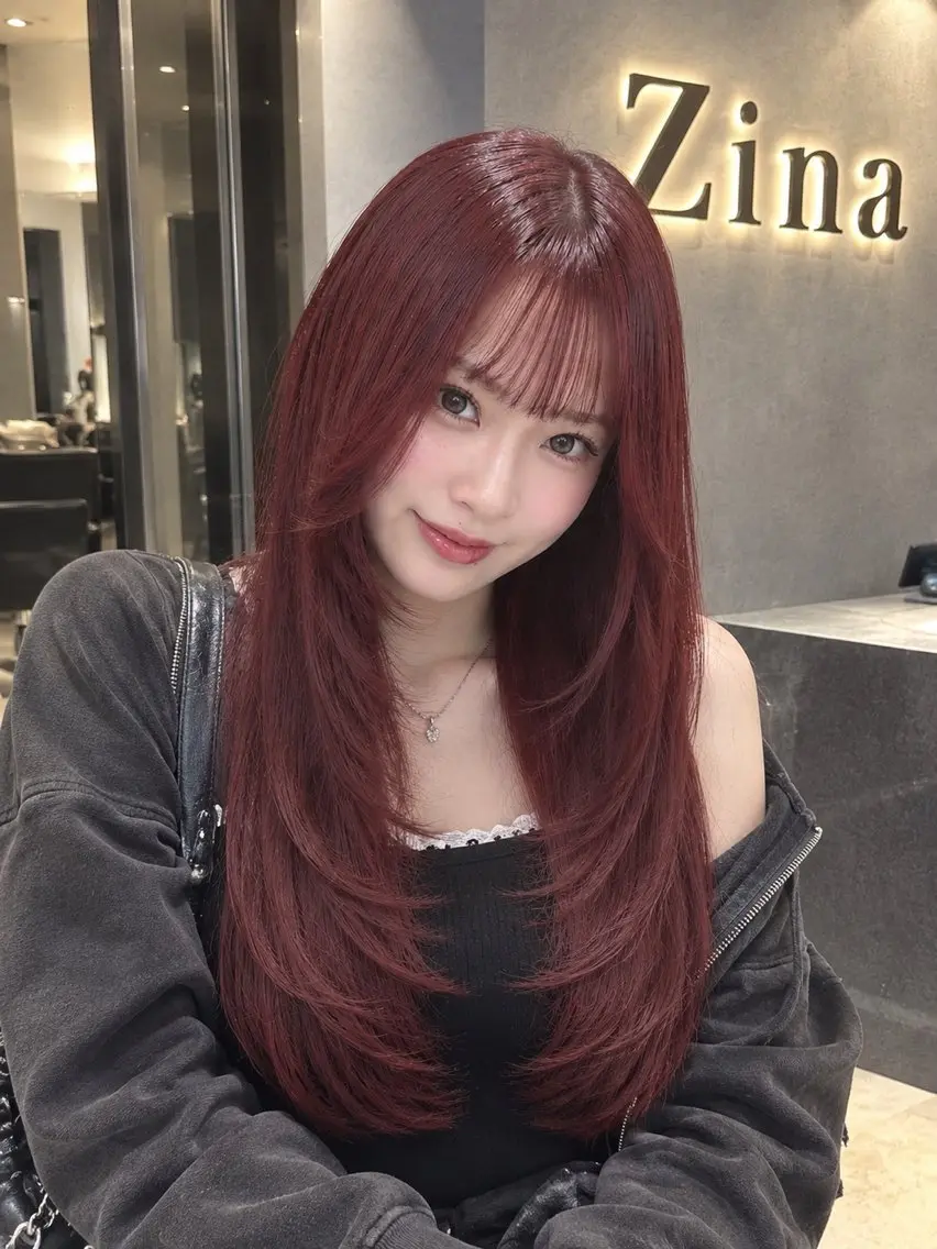 セミロング カラー カット ヘアカラー トリートメント 🥀髪質改善/暖色 🥀🫧秋元大地🫧のヘアスタイル