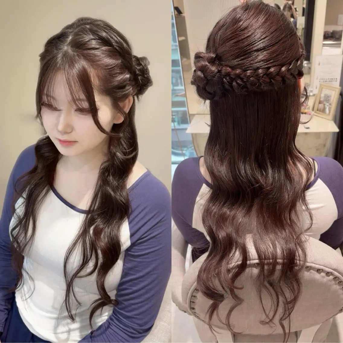 ロング ヘアセット wool TOKYO ありさのヘアスタイル