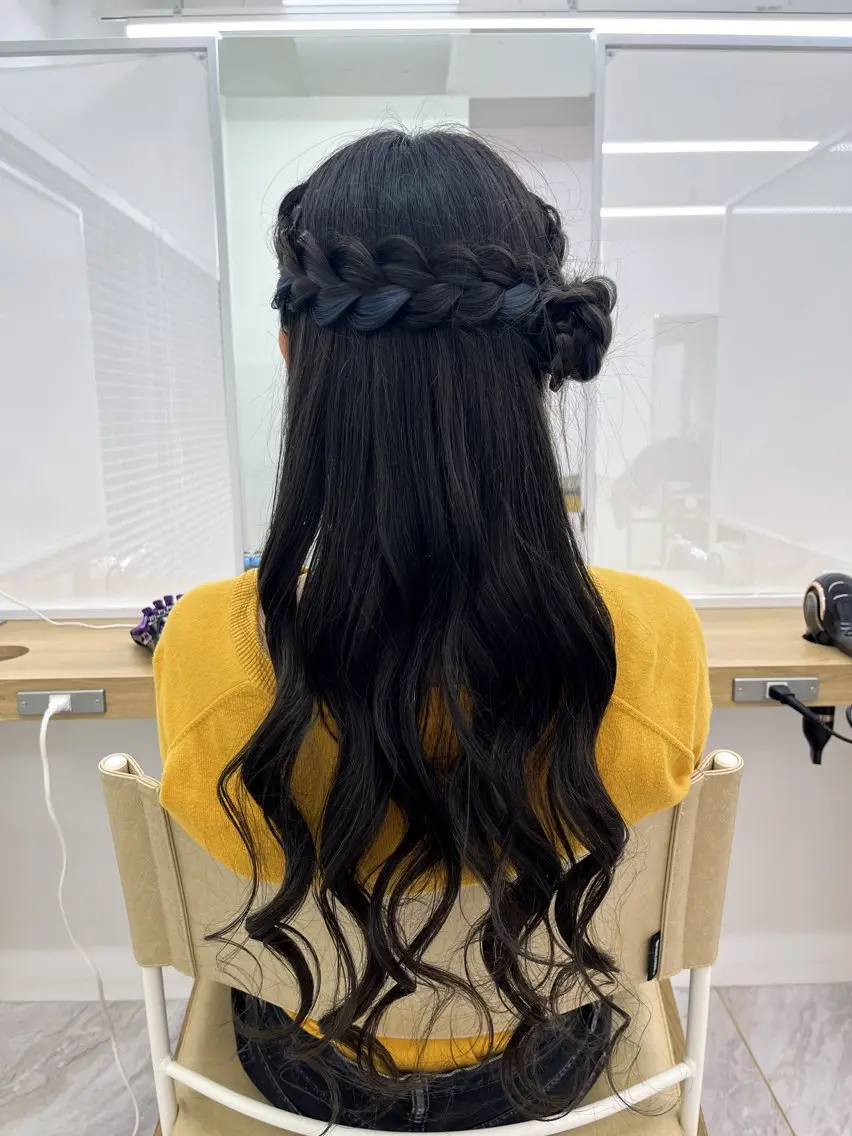 ロング ヘアアレンジ ヘアセット 外川 生純美ೀ🌝のヘアスタイル