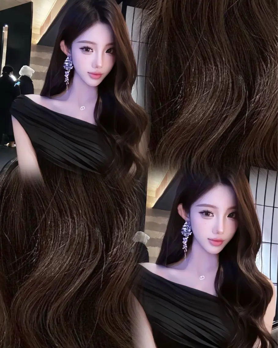 ロング カラー ヘアカラー 🧸レイヤー× ベージュ🥯カホ🍯のヘアスタイル
