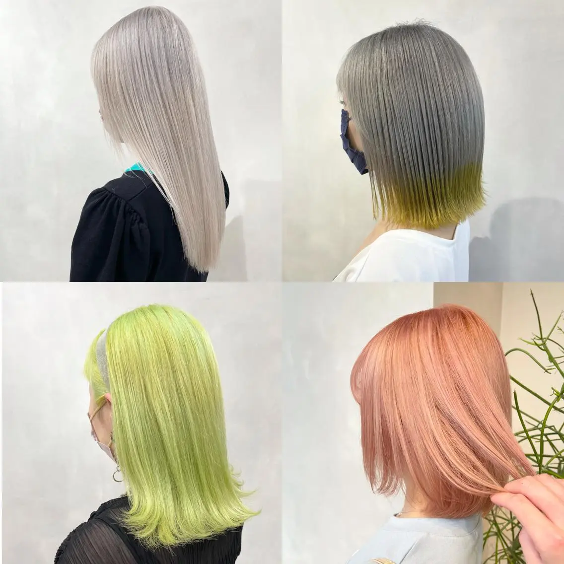 カラー ブリーチ 🦋レイヤーカット ミドリカワ🦋のヘアスタイル