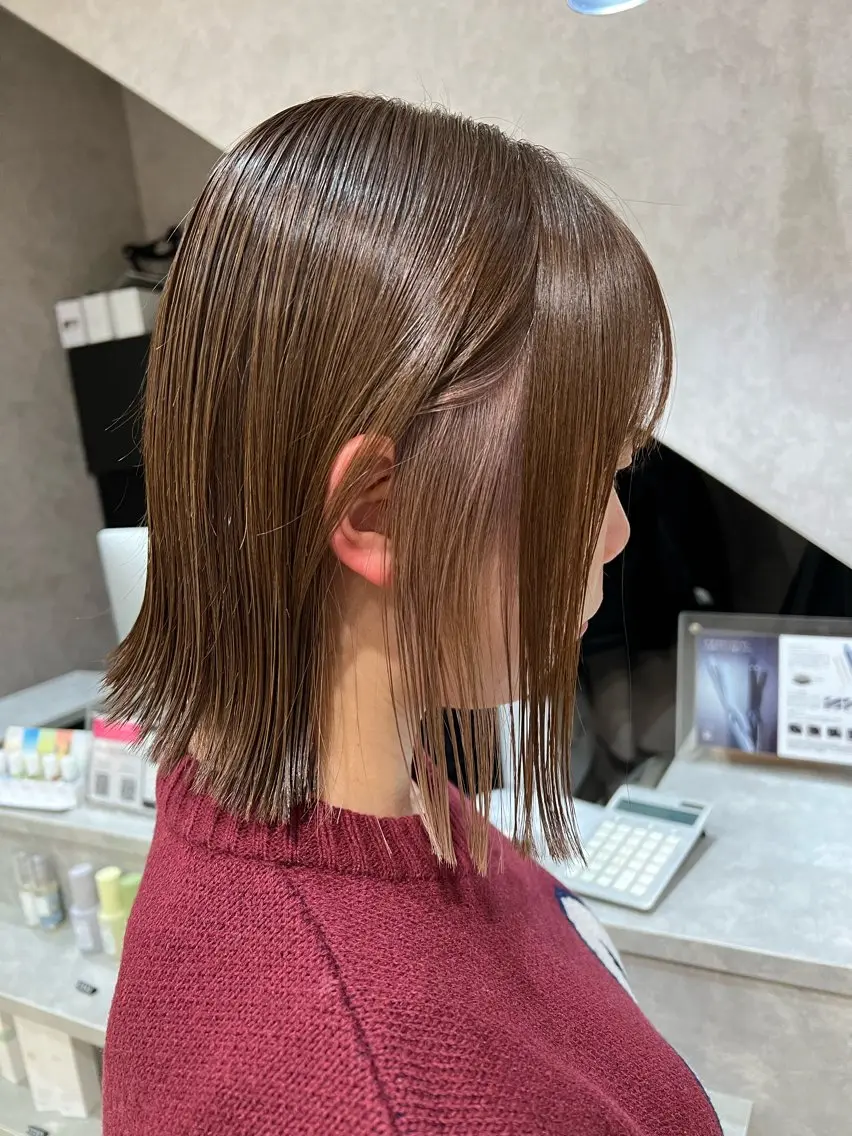 ミディアム ヘアカラー トリートメント エクステ Rio/ヘアセット/ ハイトーンカラーのヘアスタイル