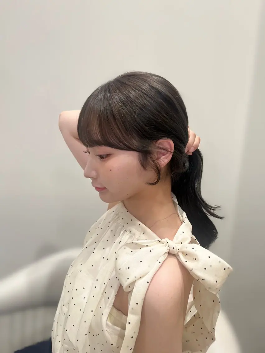 似合わせ前髪カット+トリートメント🩵の写真