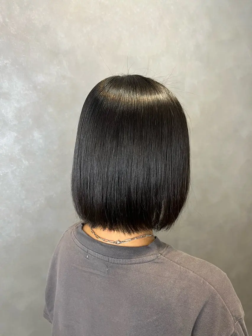 【ワンランク上の仕上がりへ👑】クオライン縮毛矯正✨➕カット✂️の写真