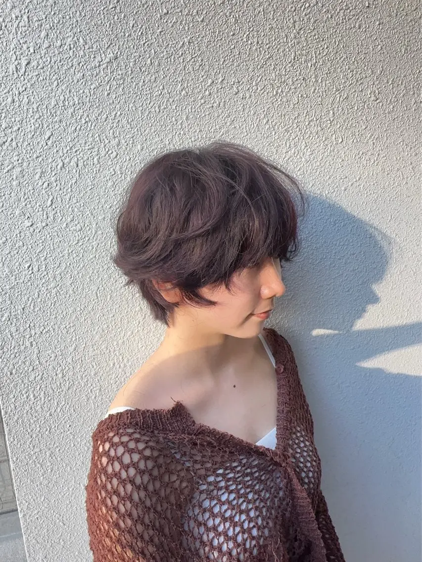 朝のセットを楽に‼️カット+デジタルパーマの写真