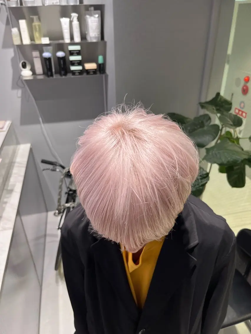 【🚹メンズ限定🚹】Wカラー[ブリーチ1回+カラー]+ケアトリートメント🫧+似合わせカット✂︎の写真