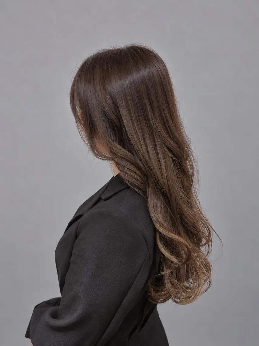 ロング カラー カット ヘアカラー トリートメント 祐樹/透明感カラー/ 髪質改善/似合わせのヘアスタイル