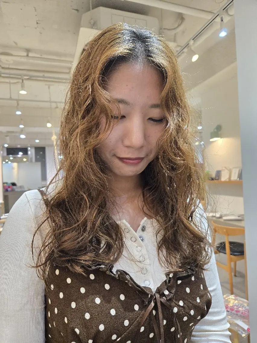 ロング パーマ 柏Perm/UC HIBORINAMIのヘアスタイル