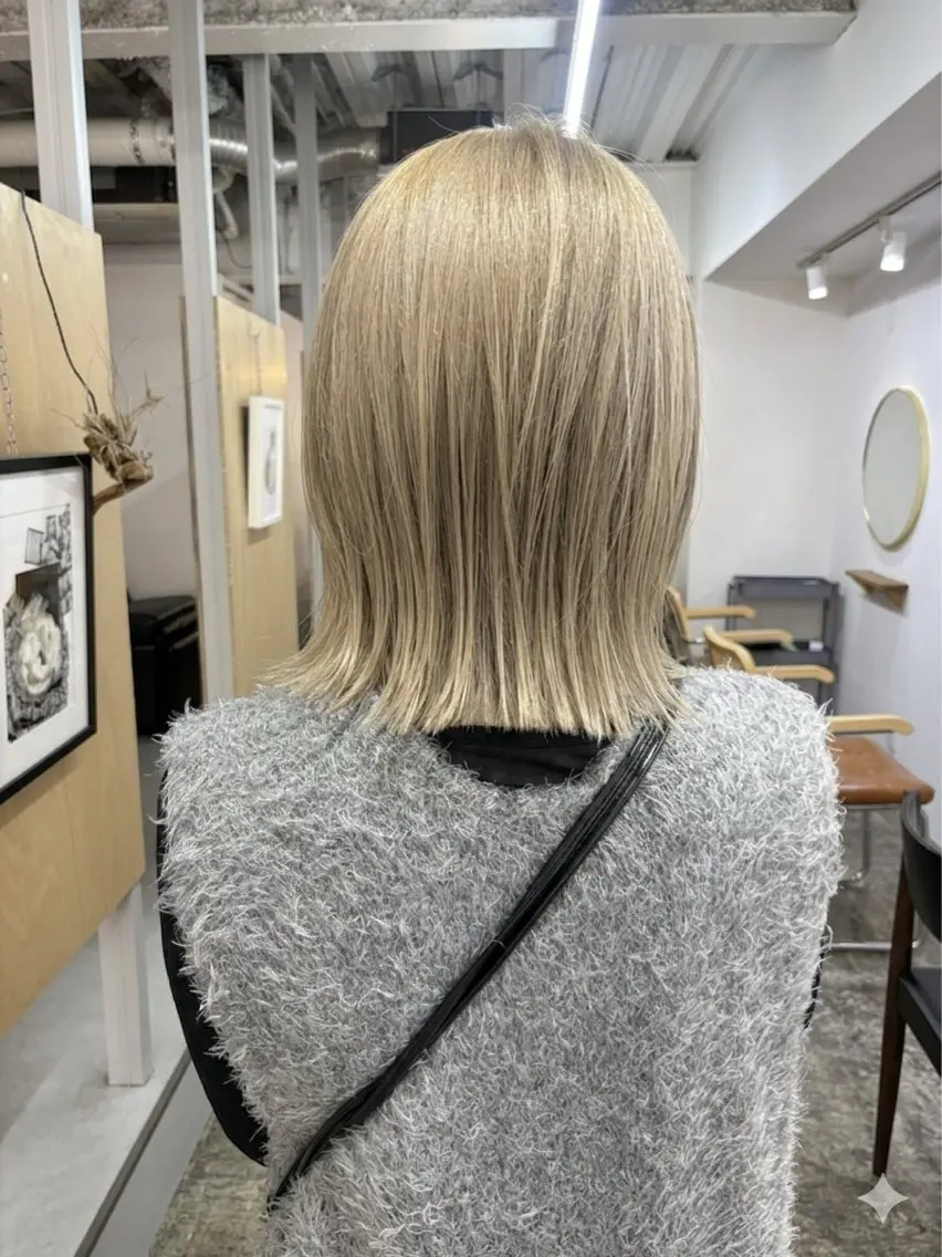 ショート ボブ 髪質改善 レイヤーカット トリートメント ワンホンレイヤー カット ヘアカラー トリートメント Kaho/大阪心斎橋 ボブ/レイヤー/艶髪のヘアスタイル