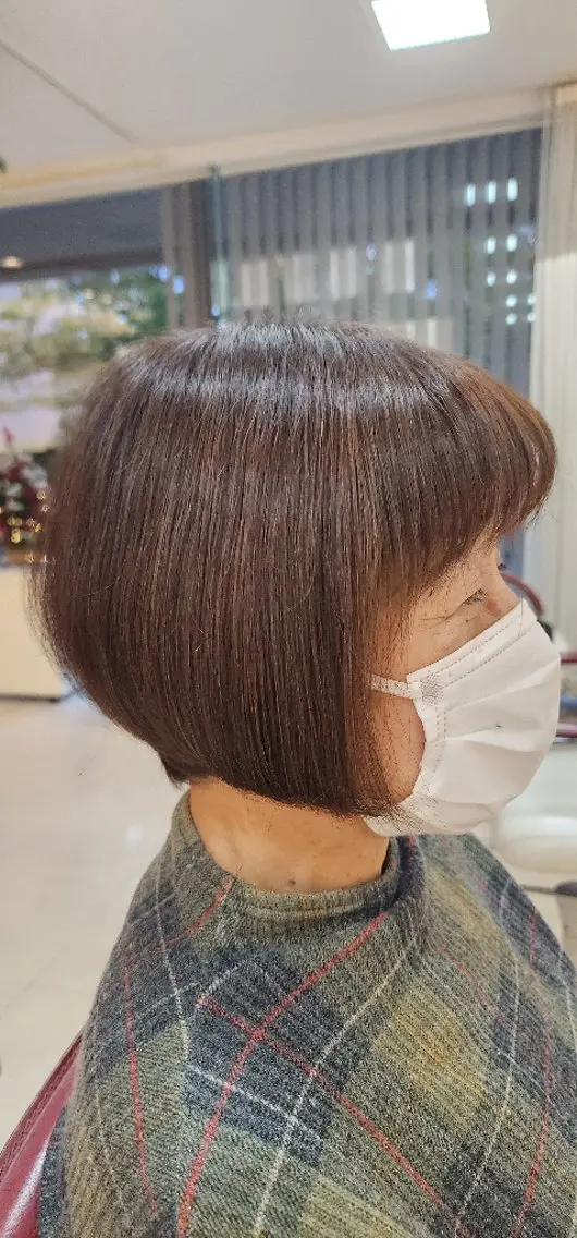 ミディアム カラー 髪質改善 hairmake Juinのヘアスタイル