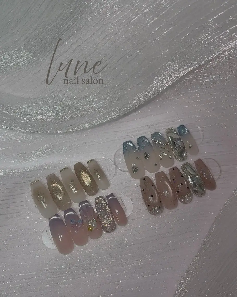 ネイル マグネットネイル ハンドネイル nail salon luneのネイルデザイン