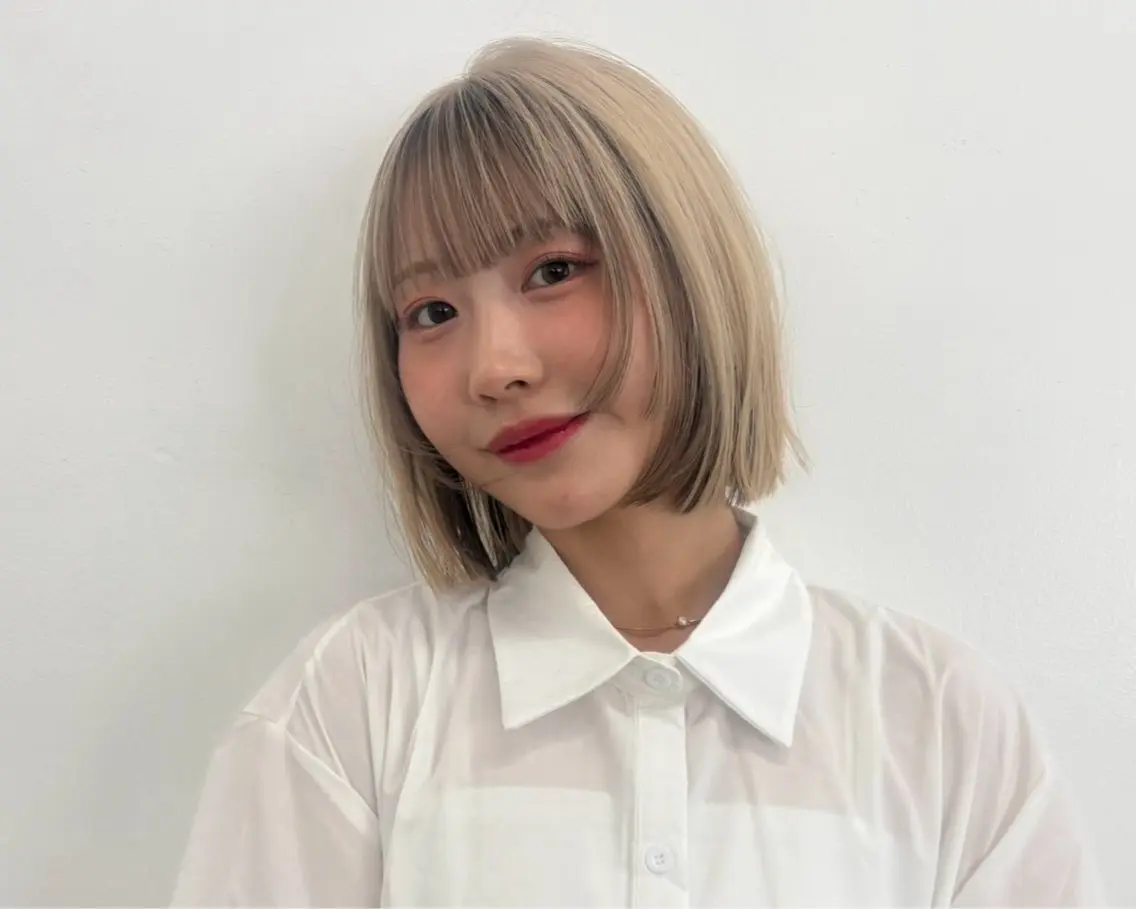 ショート カラー ヘアカラー 北原 永隆のヘアスタイル