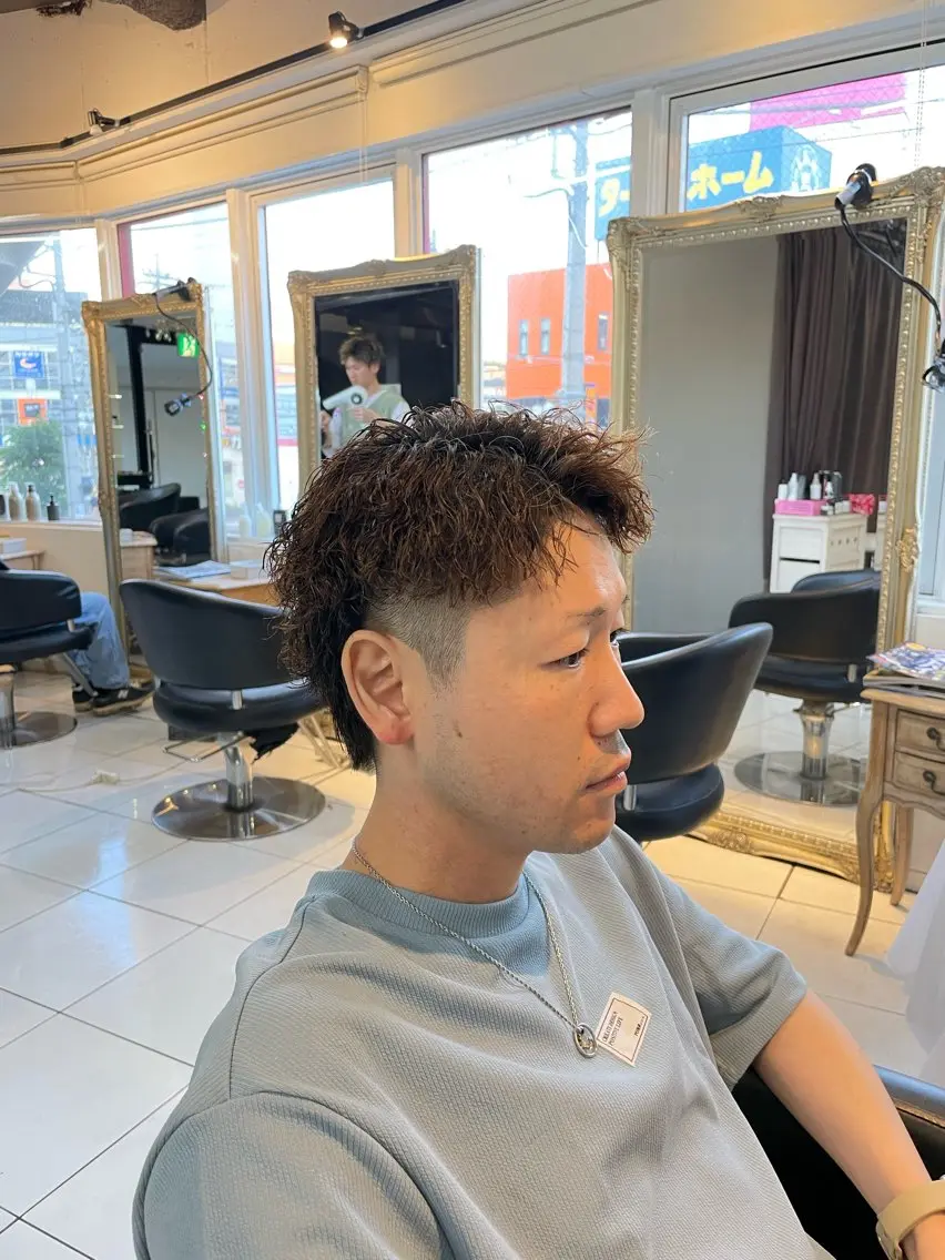 パーマ メンズ カット パーマ パーマ特化美容師 茂木広幸のヘアスタイル
