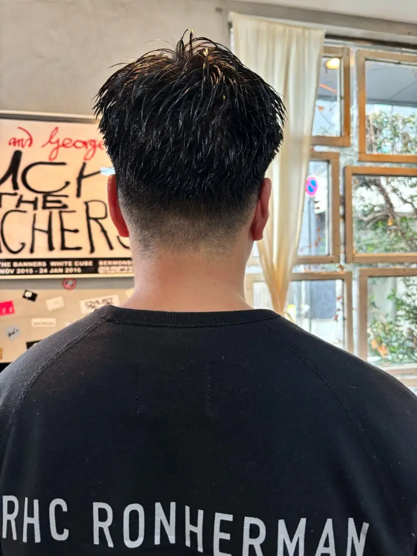 ショート メンズ フェードカット 刈り上げ ショートヘア 中目黒メンズ刈り上げ Harunaのヘアスタイル