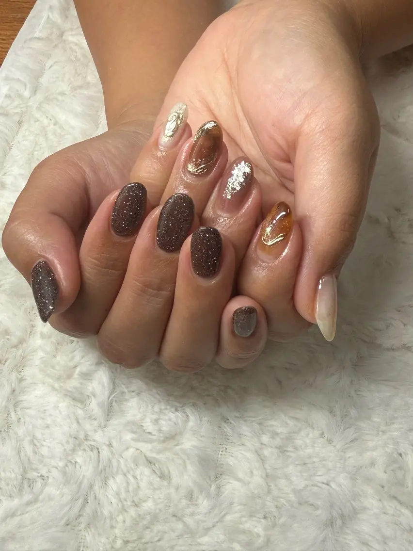 ネイル 持ち込み ハンドネイル MY NAILのネイルデザイン