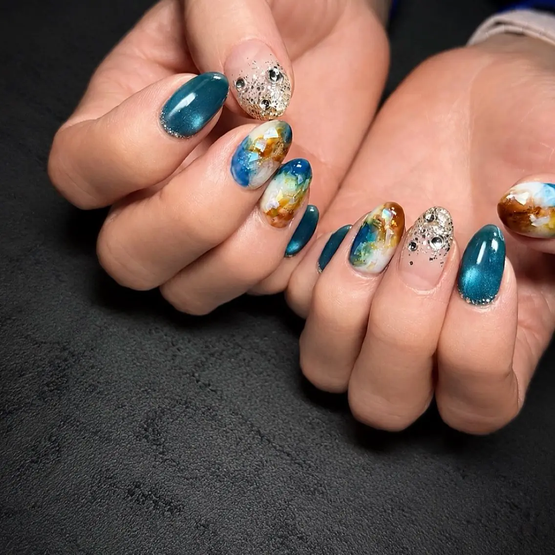 ネイル 夏ネイル ハンドネイル Nail Rinonのネイルデザイン
