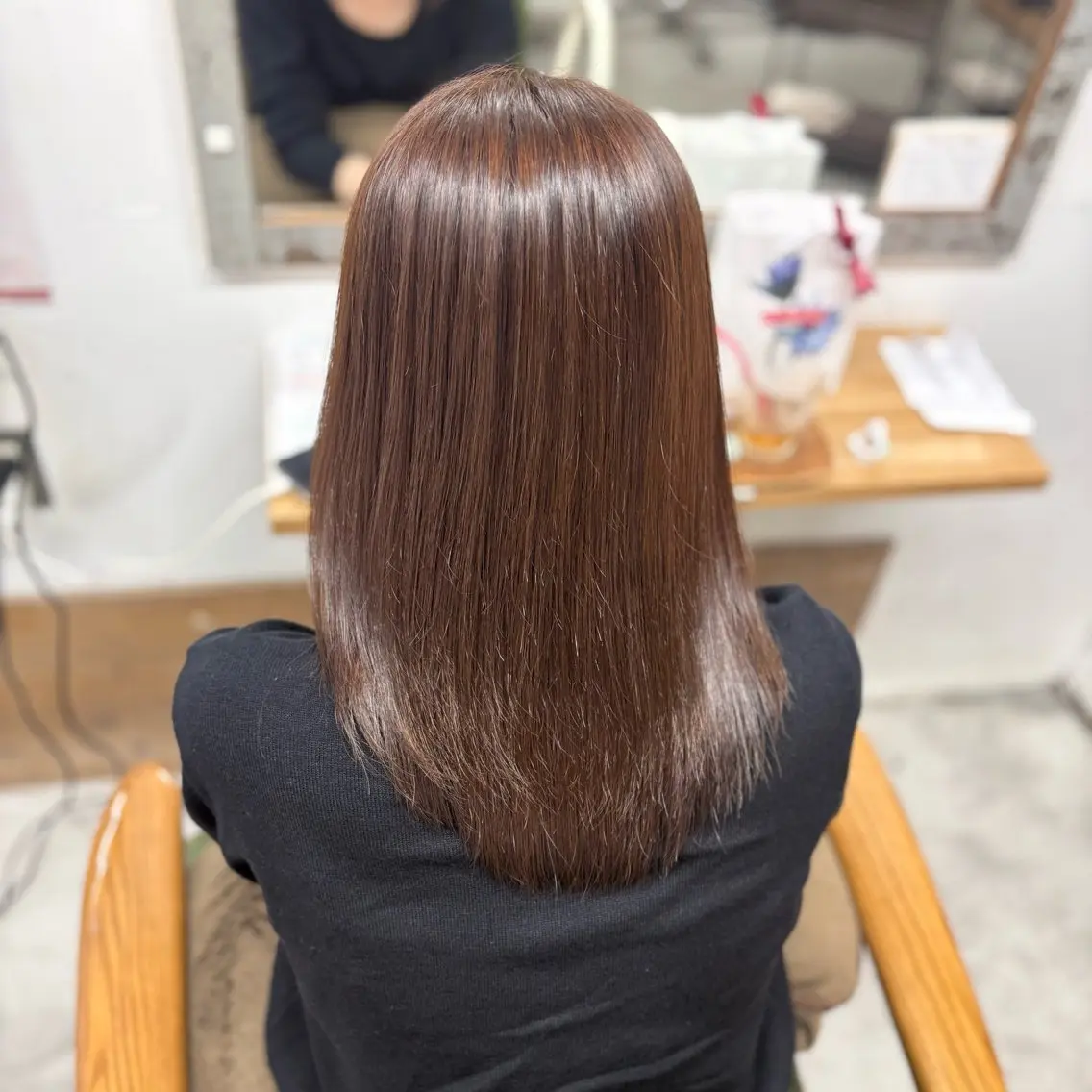 セミロング ヘアカラー トリートメント MAI 🎀のヘアスタイル