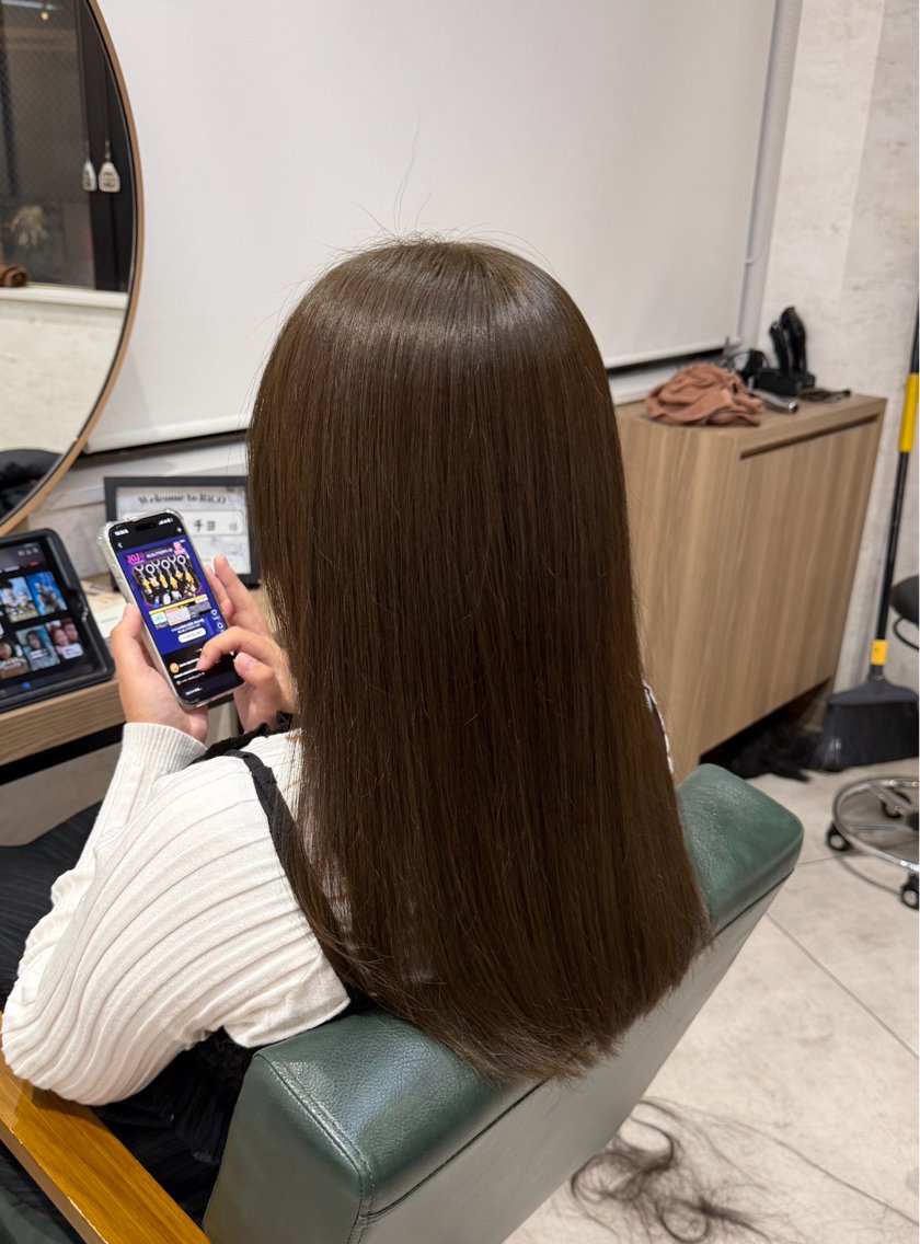 カラー カット ヘアカラー くま‪‪🤍透明感 🎀ナチュラルカラーのヘアスタイル