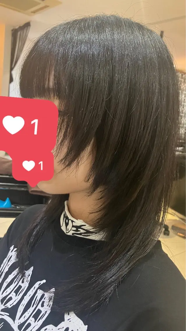 セミロング レイヤーカット カット ヘアカラー トリートメント 吉本 yoshimotoのヘアスタイル