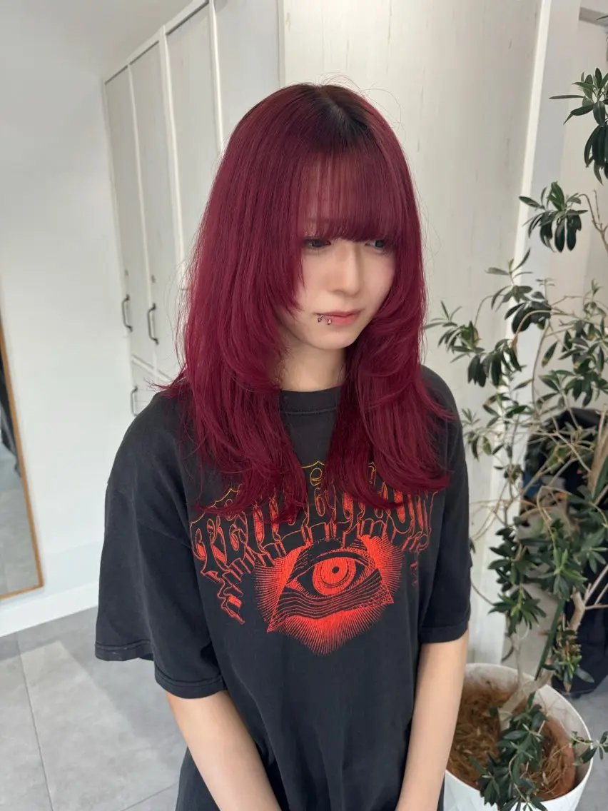ロング 千葉 佑月のヘアスタイル