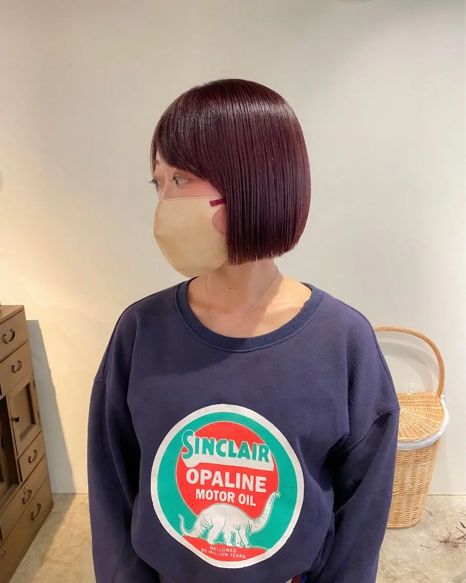 ショート カラー ブリーチ イルミナカラー ボブ 板谷みさき /似合わせBobのヘアスタイル