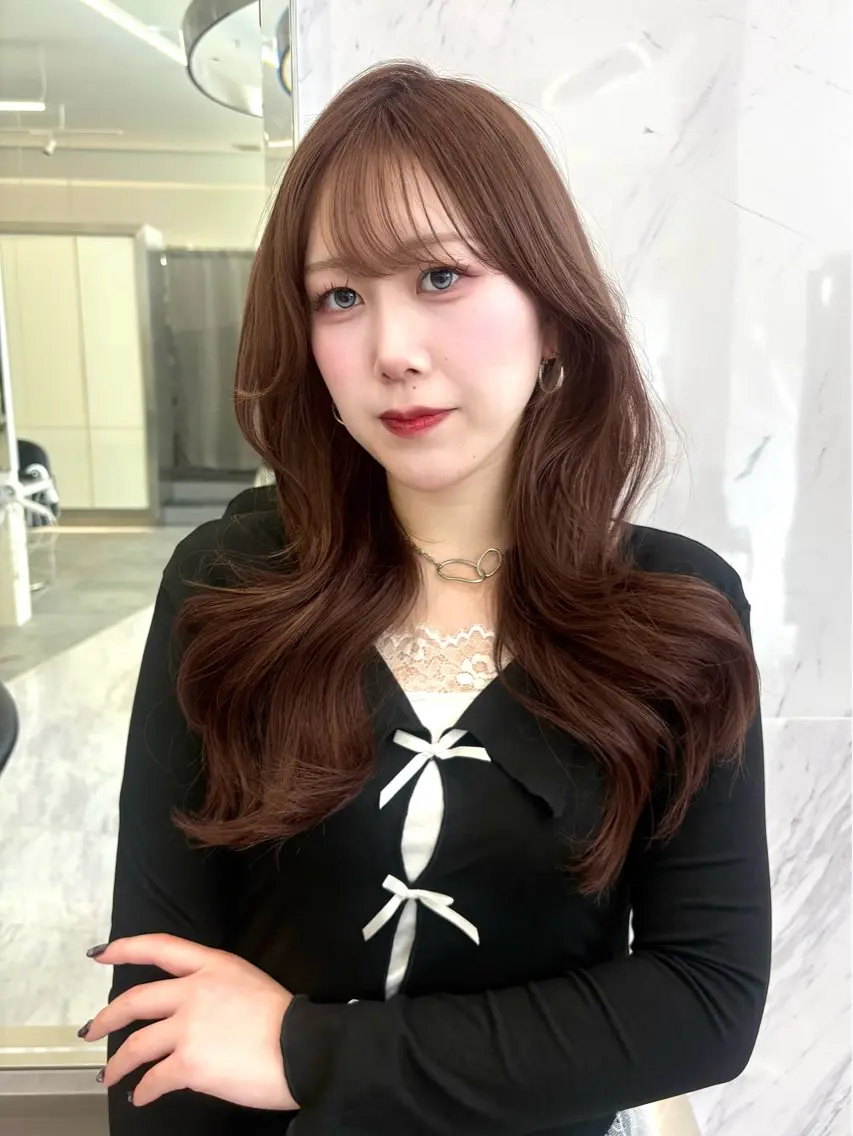 ロング カット ヘアカラー Parve Mix/ 平 奈果🎀のヘアスタイル