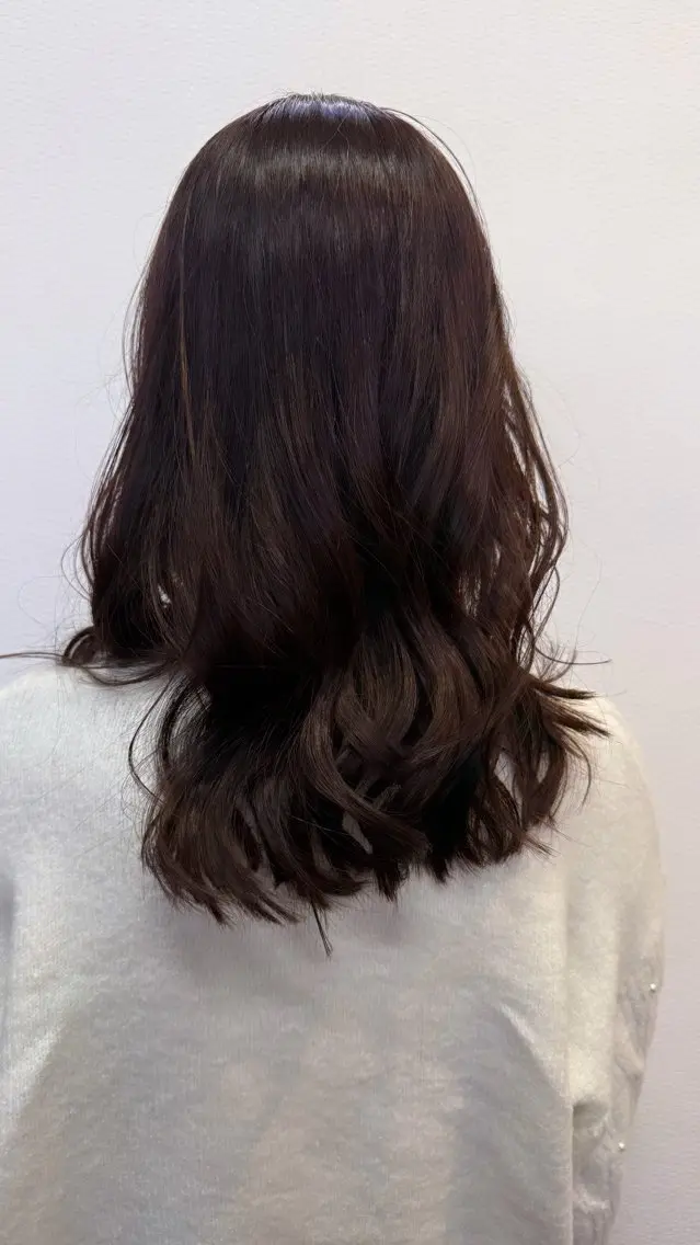 セミロング 艶カラー🕊️ ✴︎Yukari✴︎のヘアスタイル