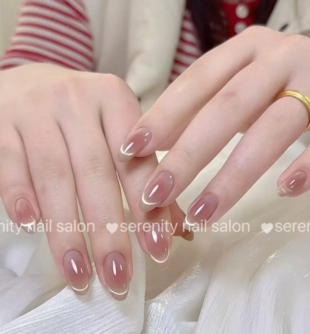 ネイル 長さ出し 持ち込み ワンホンネイル ハンドネイル ハンドケア 🌻ハサミ ✂️のネイルデザイン