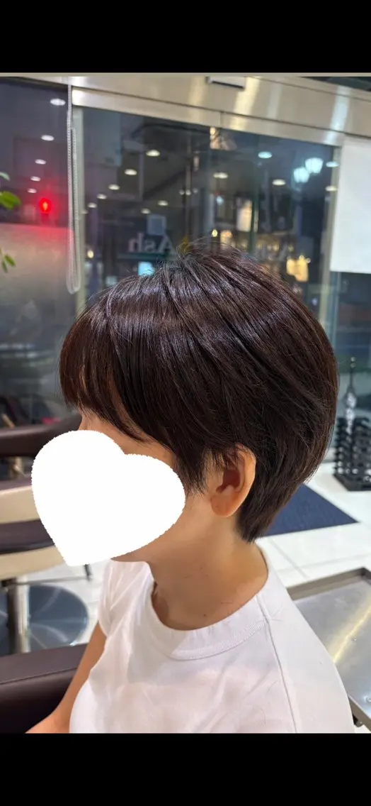 ショート ショートヘア 大川 夏緑のヘアスタイル