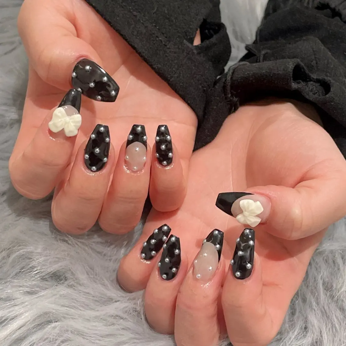 ネイル アートネイル ハンドネイル RICO Nail パーツつけ放題🌈のネイルデザイン