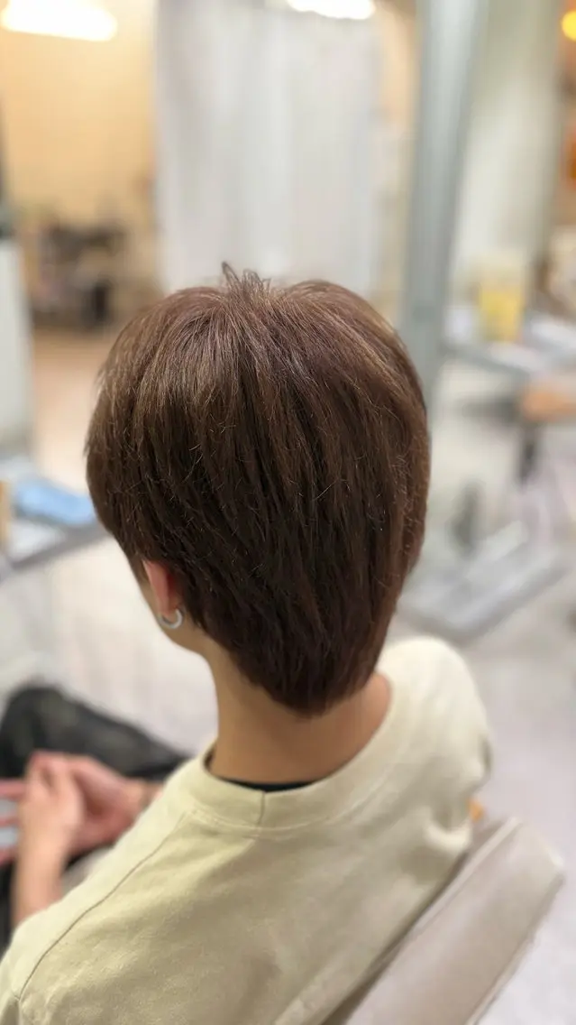 カラー メンズ メンズブリーチ ブリーチ ブラウンカラー 透明感カラー ヘアカラー カラーモデル募集中/ ホノカ💫のヘアスタイル