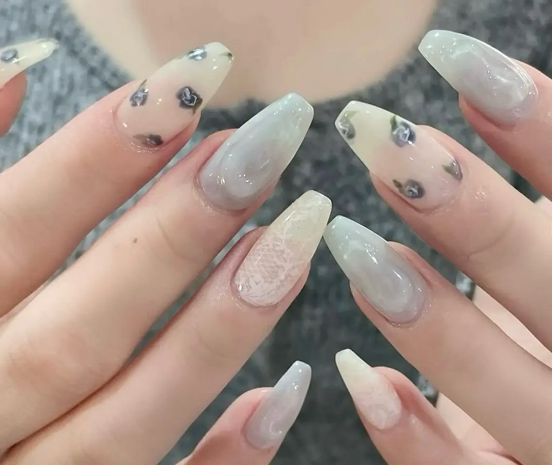 ネイル ハンドネイル 韓国ネイル🇰🇷 miu/新大久保5分のネイルデザイン