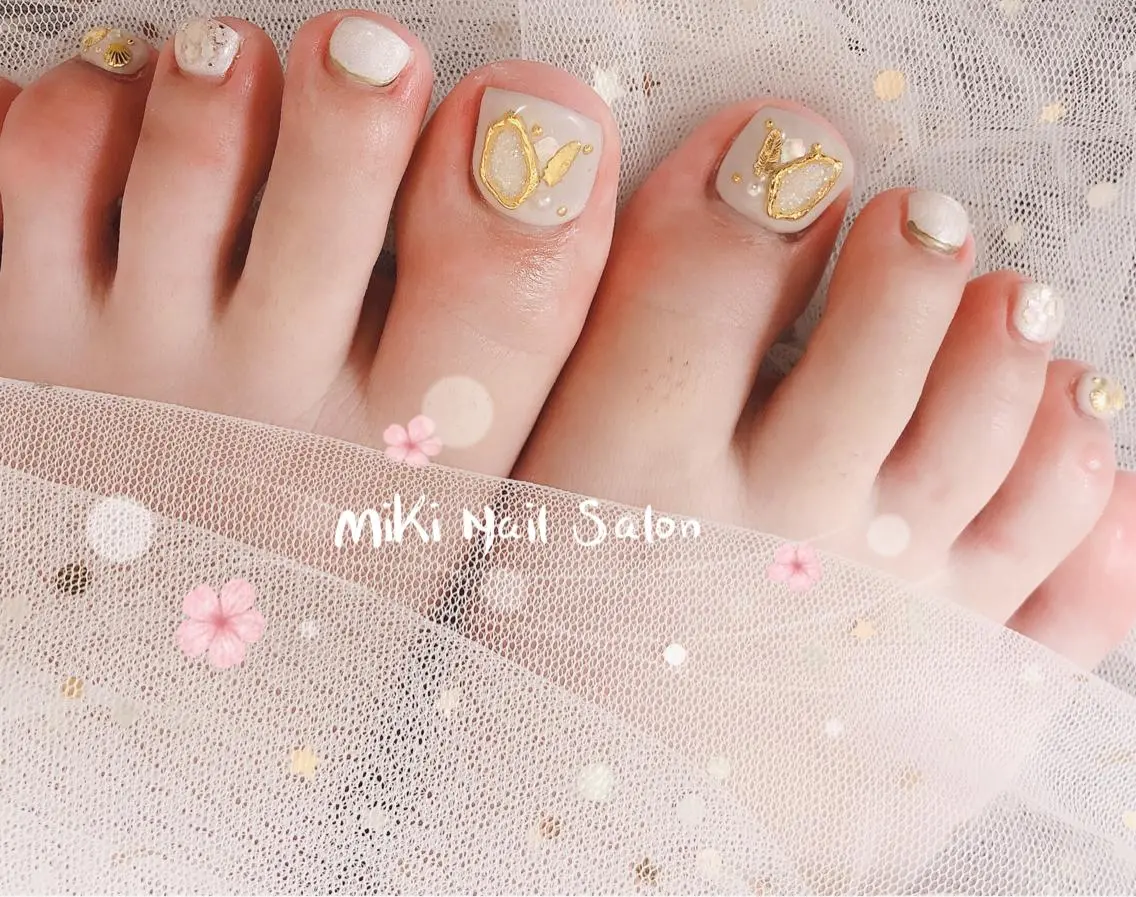 ネイル MiKi Nai池袋 長さだし得意のネイルデザイン