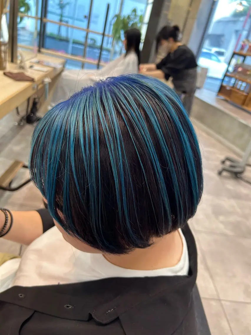 ショート カット ヘアカラー ショート・ボブ 🌈chinaのヘアスタイル