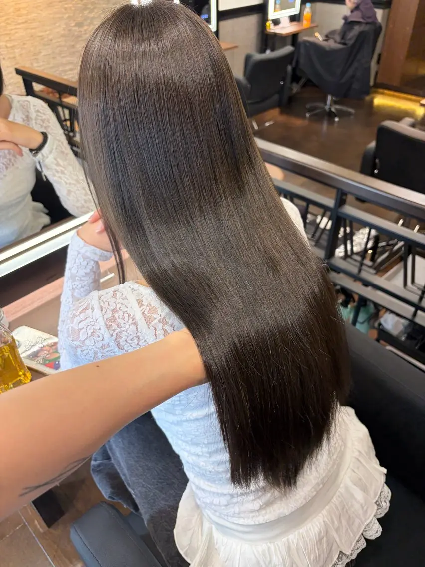 ロング カラー ヘアアレンジ ヘアカラー トリートメント 透明感カラー/推しカ ラー☁️JURAのヘアスタイル