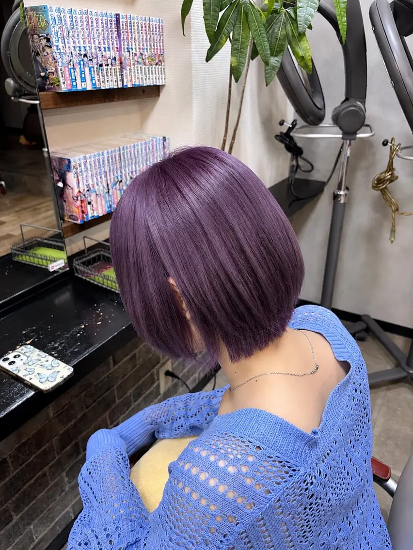 ショート カラー ヘアアレンジ ボブレイヤー ハイトーンカラー ボブ レイヤーカット カット ヘアカラー イツキ🌕デザインカ ラー🥨髪質改善🫧のヘアスタイル