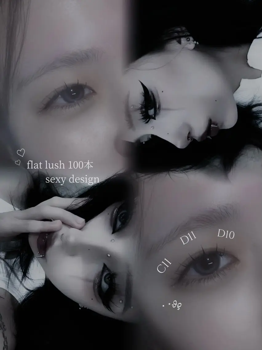 マツエク・マツパ Aimi /似合わせ 束感まつげ🖤のマツエク・マツパデザイン
