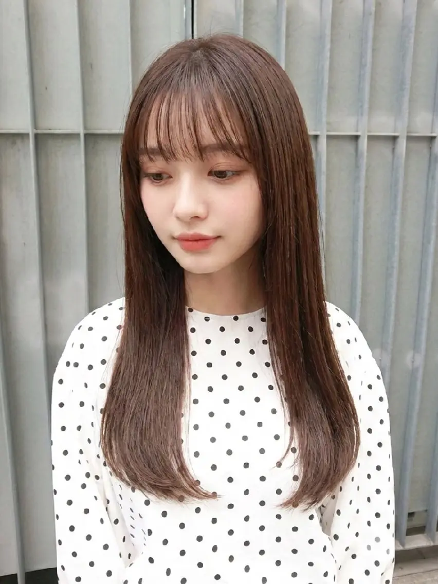 ロング カット ヘアカラー トリートメント 原田 祥彰のヘアスタイル