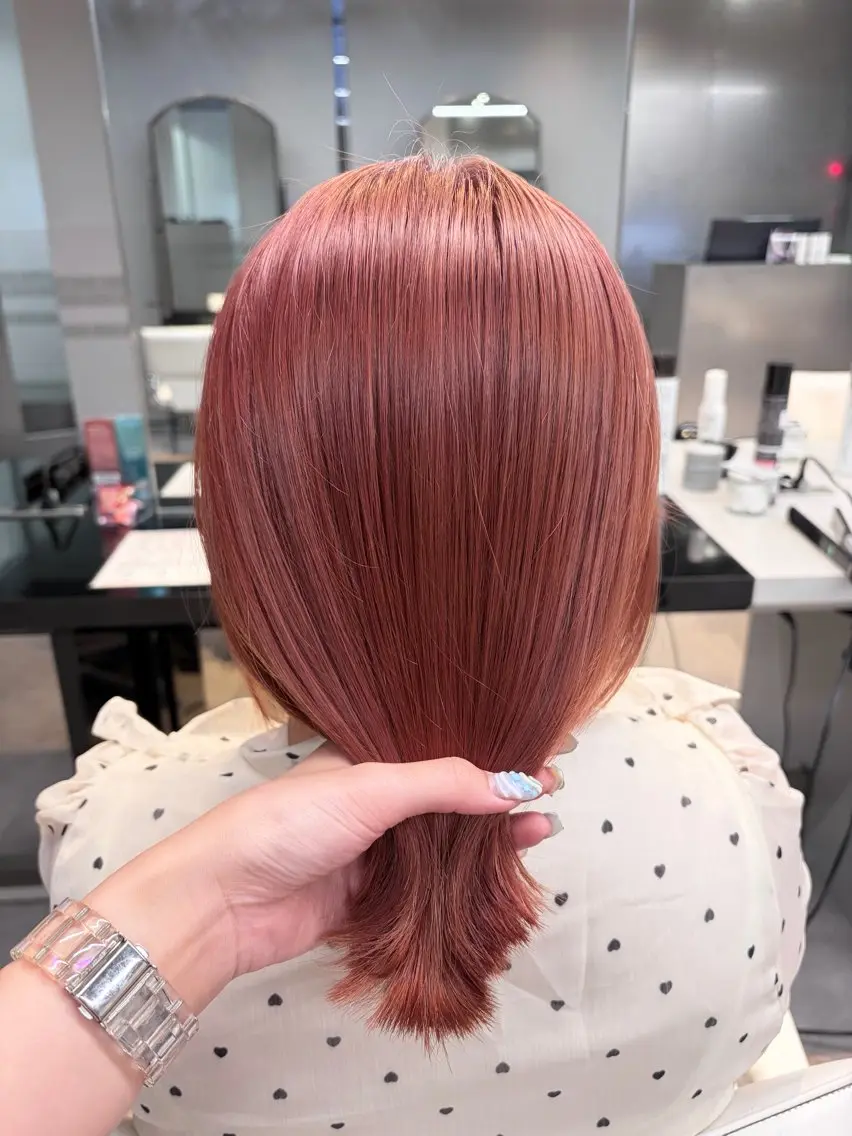 ショート カラー パーマ ヘアアレンジ メンズ メンズブリーチ ベージュカラー ブリーチ ピンクカラー ピンクベージュ .⋆⟡💖 Marin💖⟡⋆.のヘアスタイル
