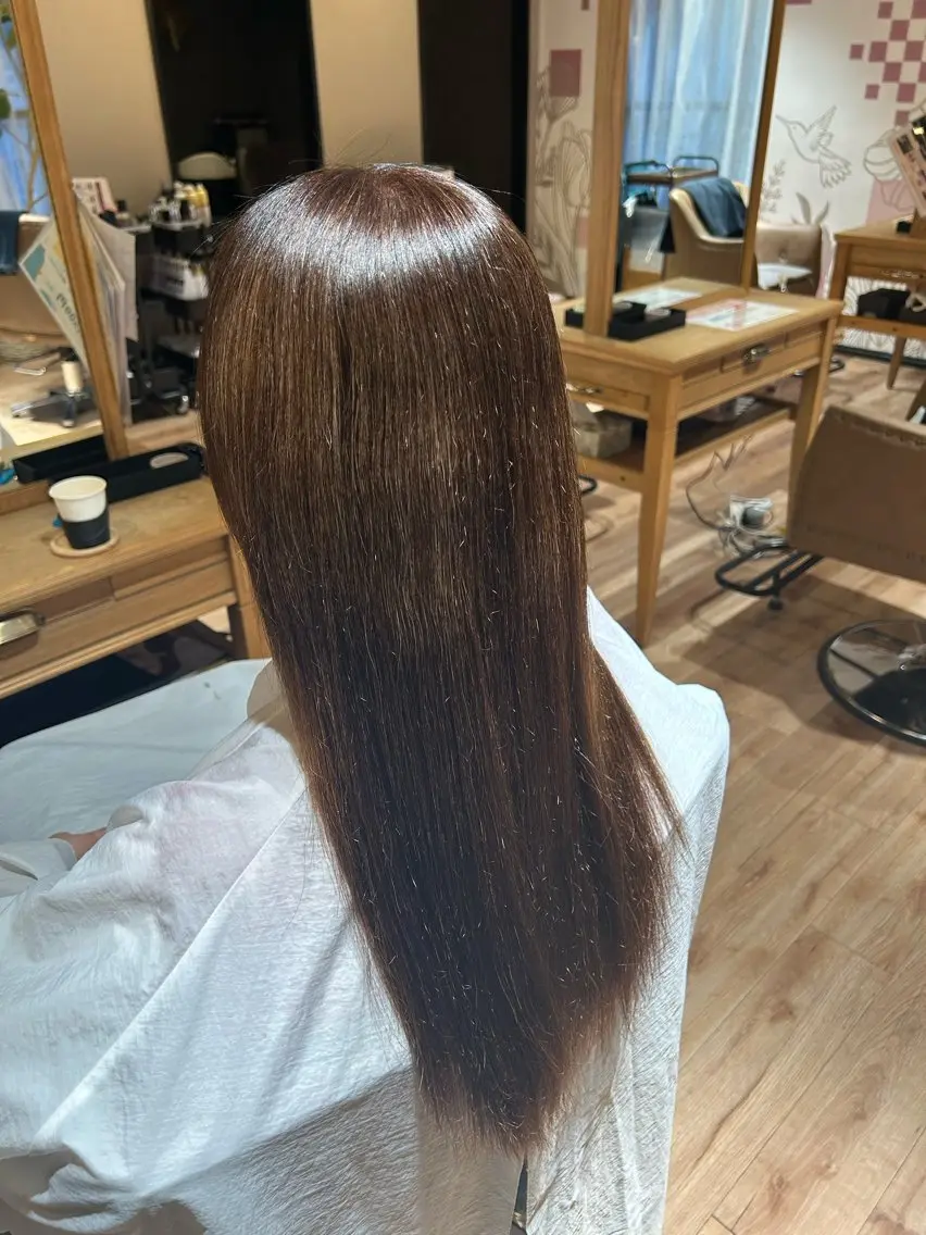 ロング 巽 愛夏のヘアスタイル