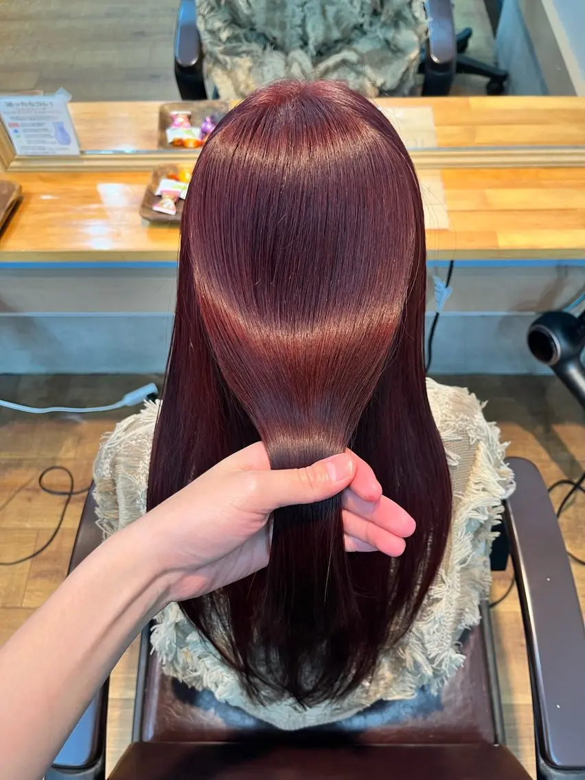 セミロング カラー ブリーチ ダブルカラー インナーカラー 髪質改善 トリートメント ヘアカラー トリートメント ヘッドスパ 🫧ハイトーン/ ブリーチ🫧白石航汰のヘアスタイル