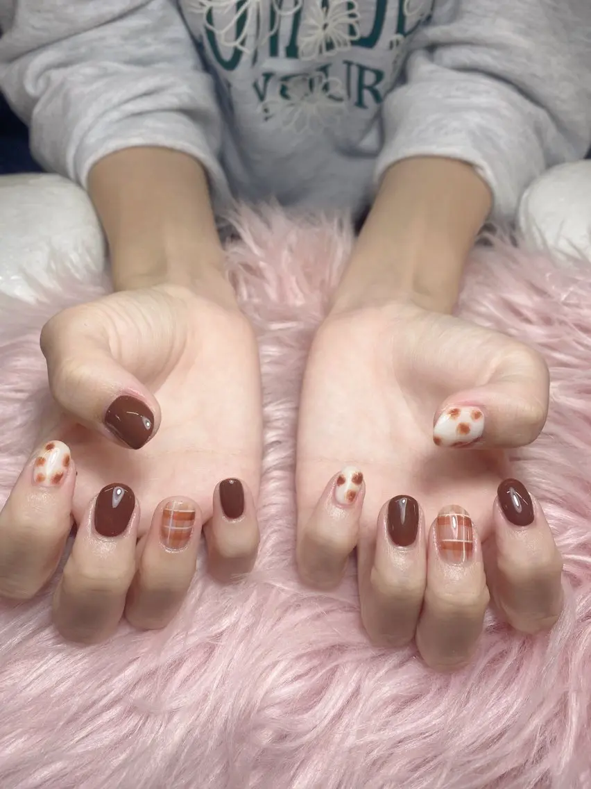 ネイル 長さ出し フレンチネイル グラデーション 韓国ネイル マグネットネイル ハンドネイル BT HEAVEN nailのネイルデザイン