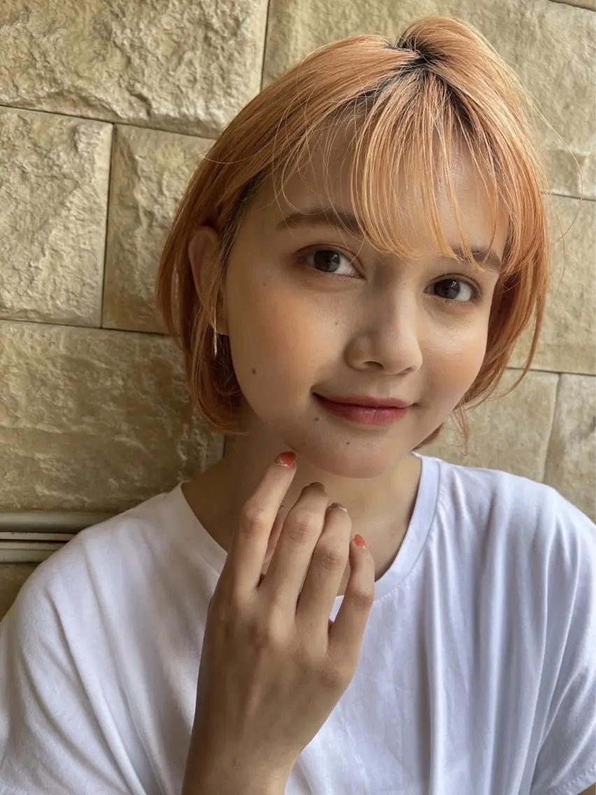 ショート カラー 益野 凌のヘアスタイル