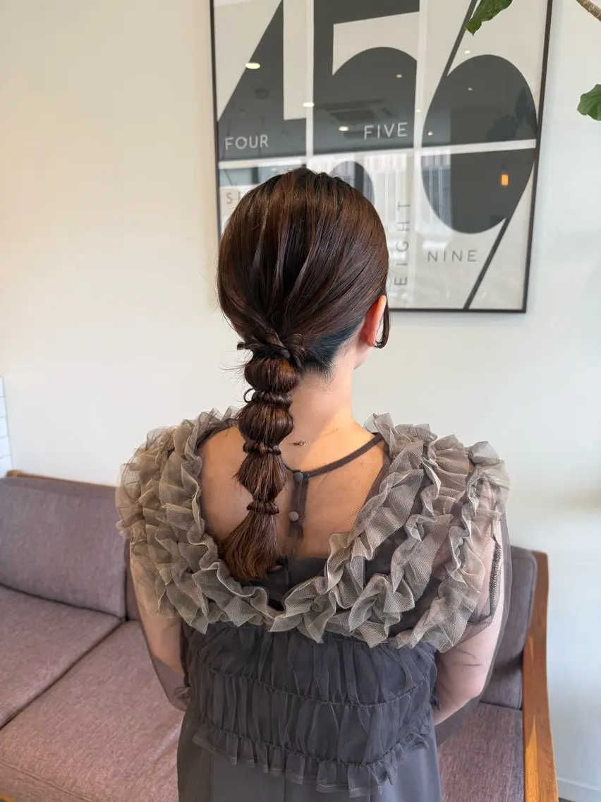 ヘアアレンジ ヘアセット rio ୨୧のヘアスタイル